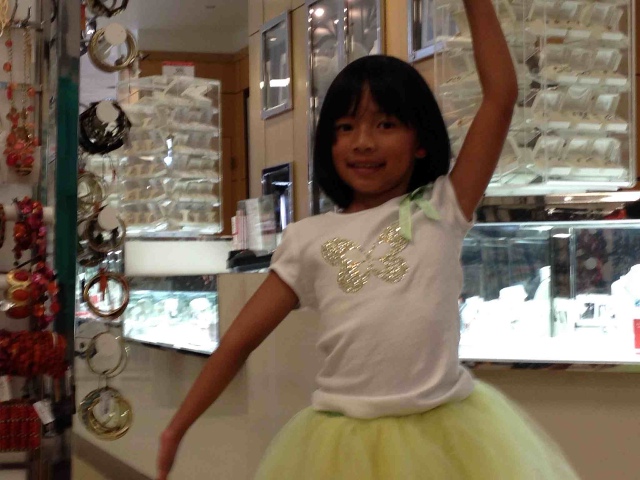 Julie at Macy's Honolulu Hawaii