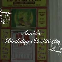 Annie birthday 8 25 2013